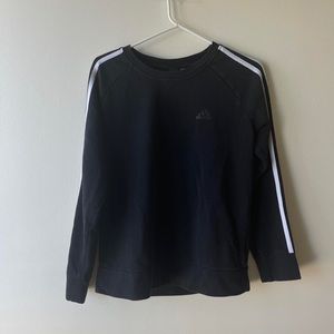 Adidas 3 Stripe Crewneck Sweater Women Small